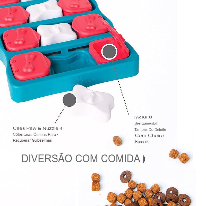 Brinquedo Educativo PIKPIK Quebra-cabeça e Alimentador Lento