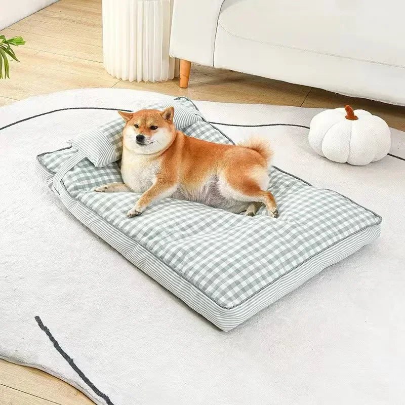 SoftWash Luxo: Sofá-Cama Lavável para Cães e Gatos - Almofada Confortável com Capa Removível