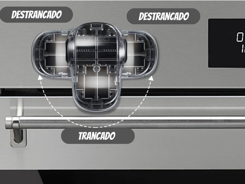 Tranca De Proteção Para Fornos