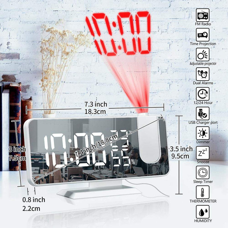 Relógio Despertador Inteligente com Projeção