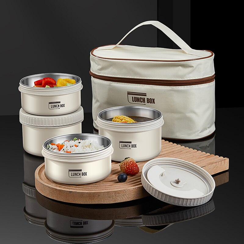 Potes Térmicos LunchBox Kit Completo + Brinde Especial