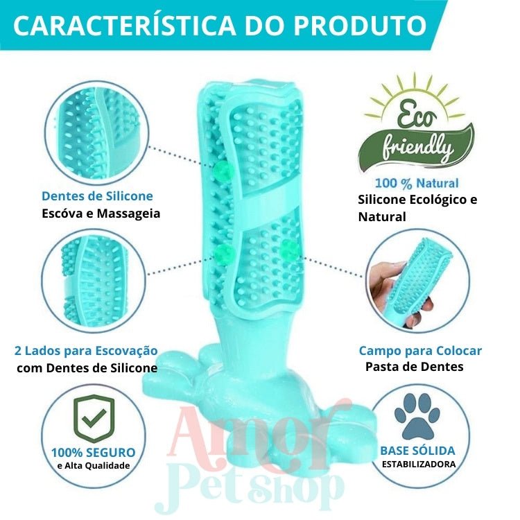 Escova de Dentes para Cães CLEANTEETH