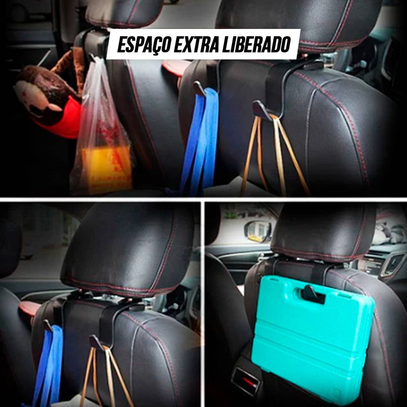 SuperHook™ Gancho Organizador Porta Treco para Carros Premium - 4 Pçs