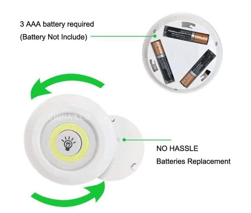 Lâmpada led para guarda-roupa, luz noturna com controle remoto ajustável