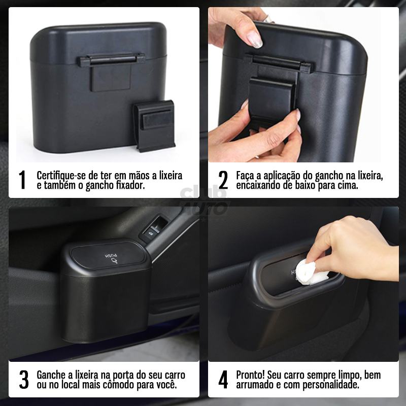 EliteTrash™ Lixeira para Carro Personalizada Elegance